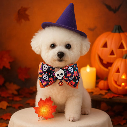 Collier chiot | Halloween Tête de Mort
