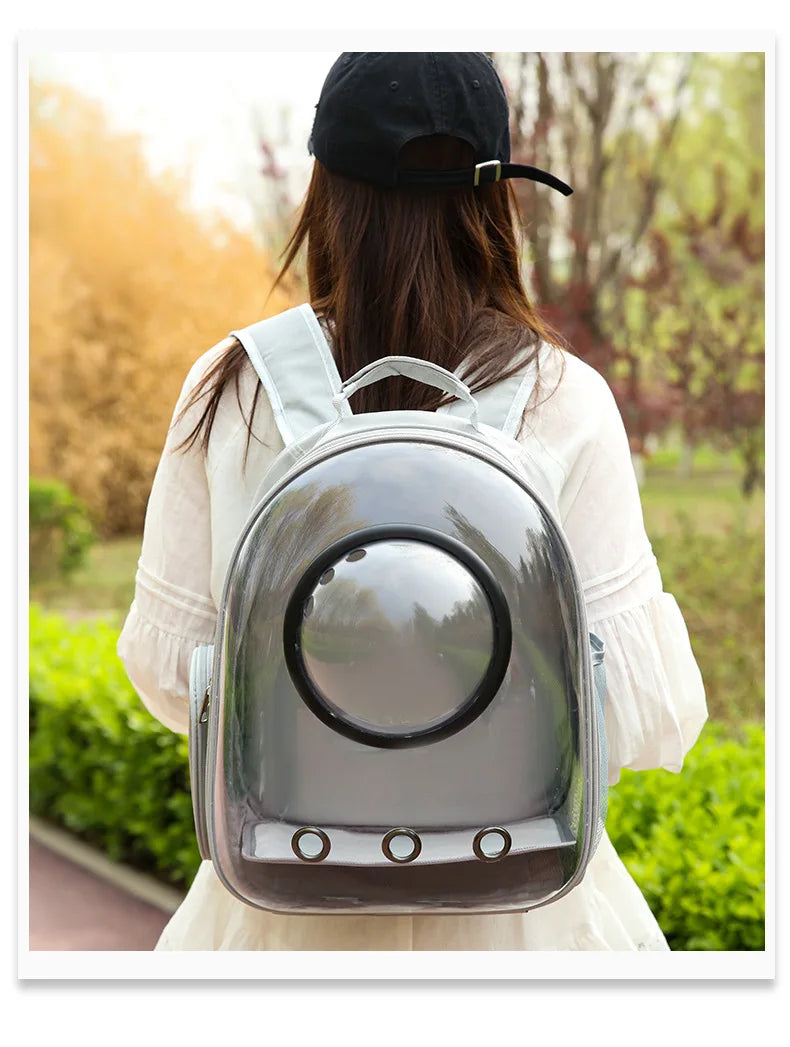Sac a dos chien- Capsule Transparente Total