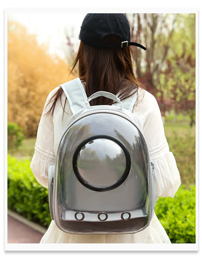Sac a dos chien- Capsule Transparente Total