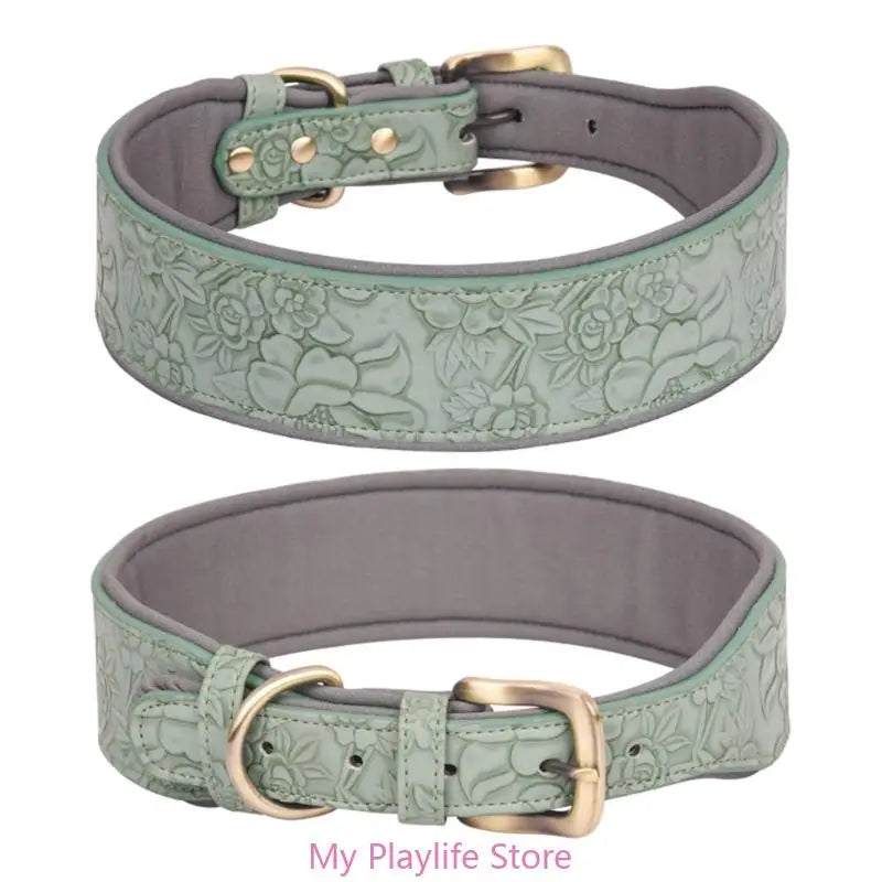 Collier chien cuir | Élégance Confort