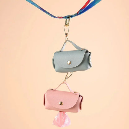 Sac pour chien- Dog Poop en cuir