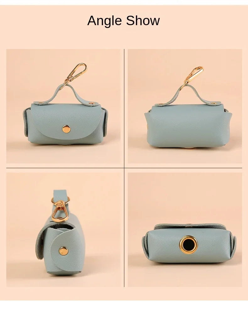 Sac pour chien- Dog Poop en cuir