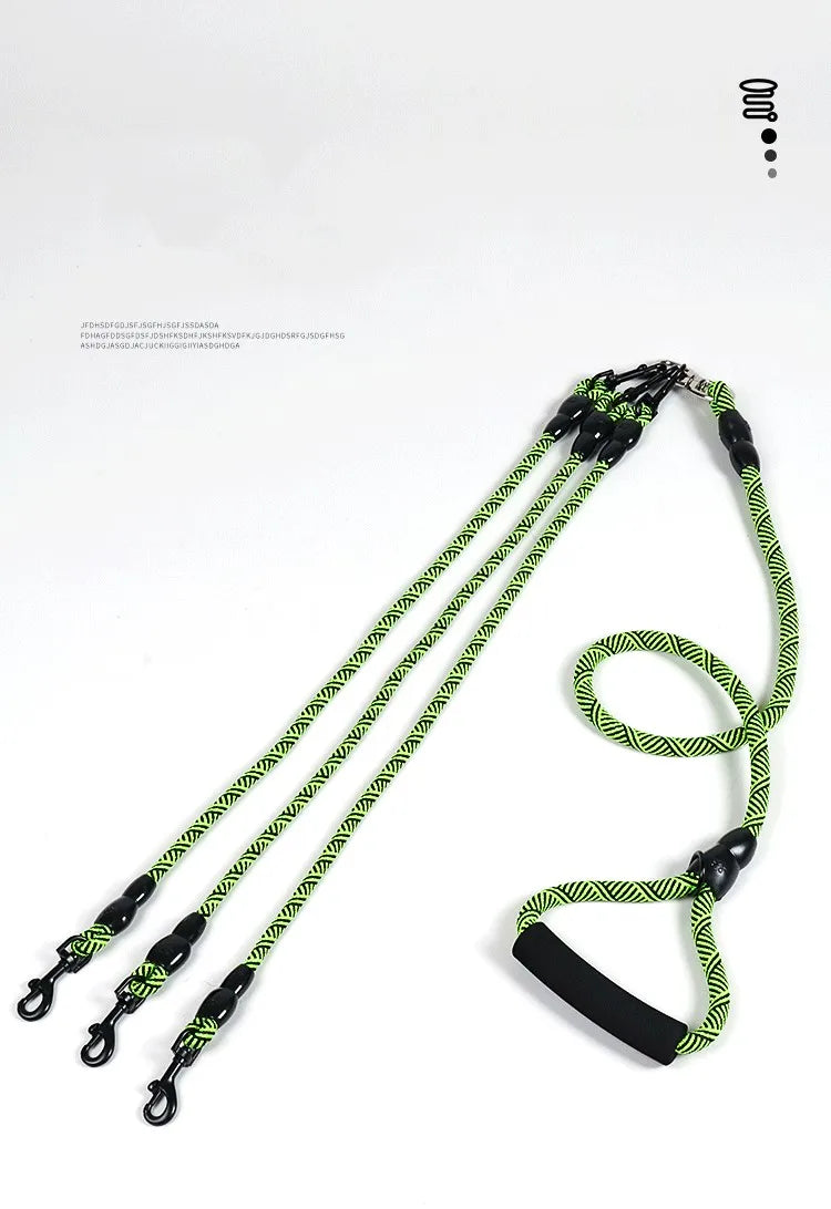 Double /Triple laisse pour chien | Anti-nœud