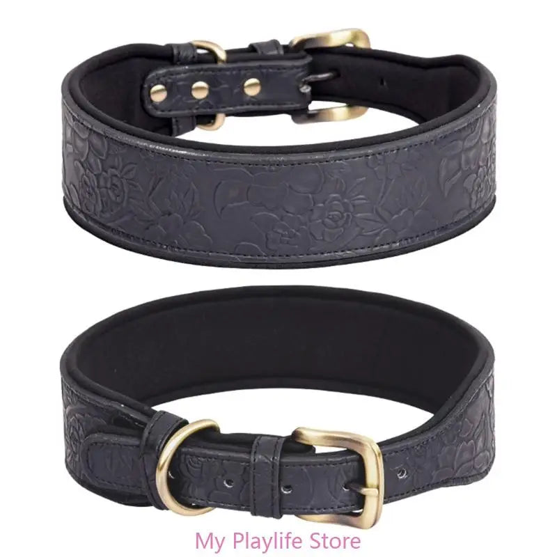 Collier chien cuir | Élégance Confort