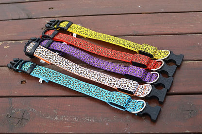 Collier chien lumineux-Léopard LED