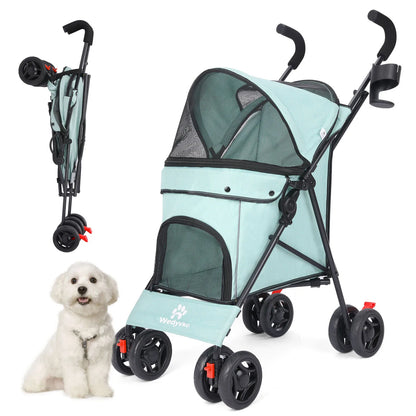 Poussette pour chien- Carrosse pliant