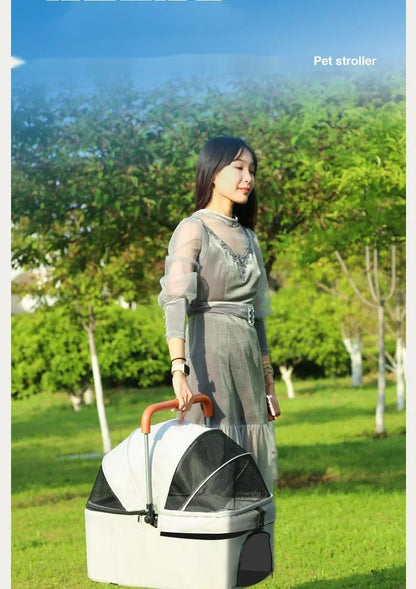 Poussette à chien- Detachable Carrying External