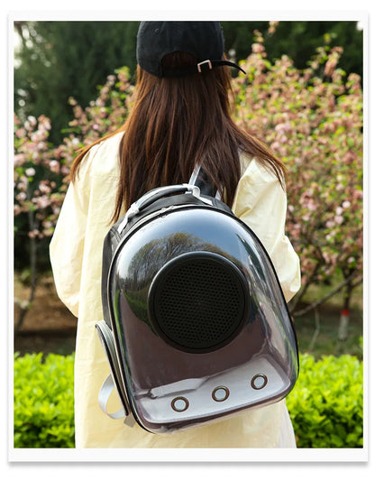 Sac a dos chien- Capsule Transparente Total