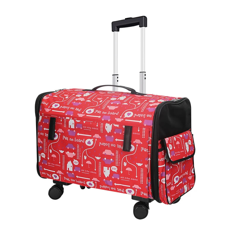 Cage chien- 4 Universal Wheels  Suitcase