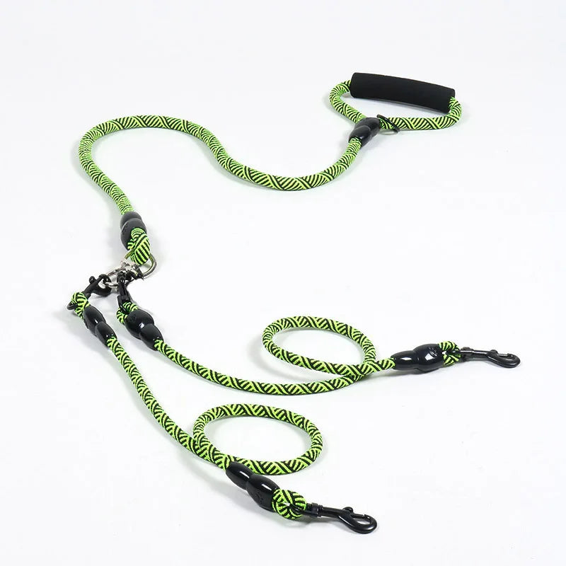 Double /Triple laisse pour chien | Anti-nœud
