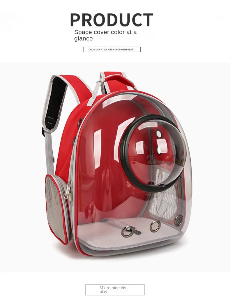 Sac a dos chien- Capsule Transparente Total