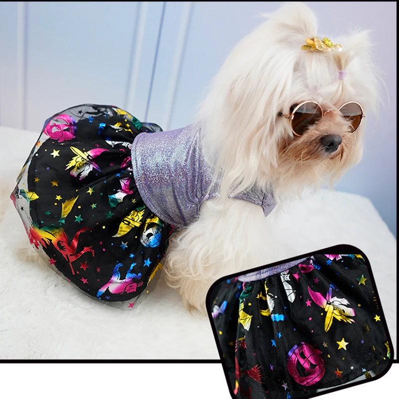Robe pour chien- Fantaisie Halloween (14 modèles.)