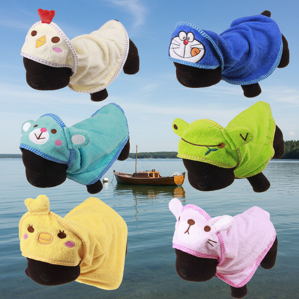 Serviette pour chien | Ultra-Absorbante à Capuche modele