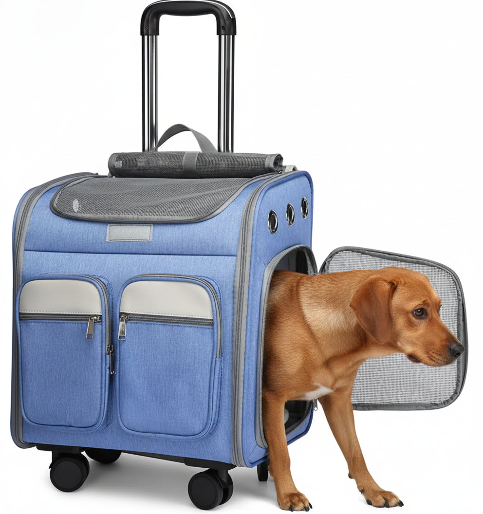 Cage transport chien- Wheeled  Backpack