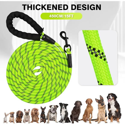 Longe chien-4.5M Strong  Reflective Leash