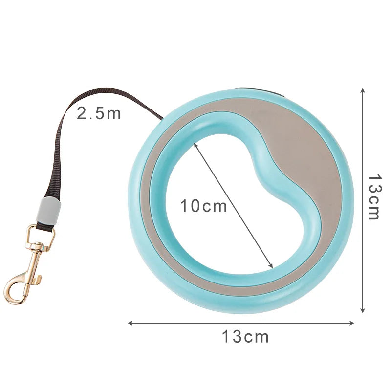 Laisse pour chien- Ronde Enroulable