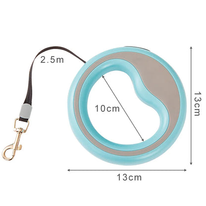 Laisse pour chien- Ronde Enroulable