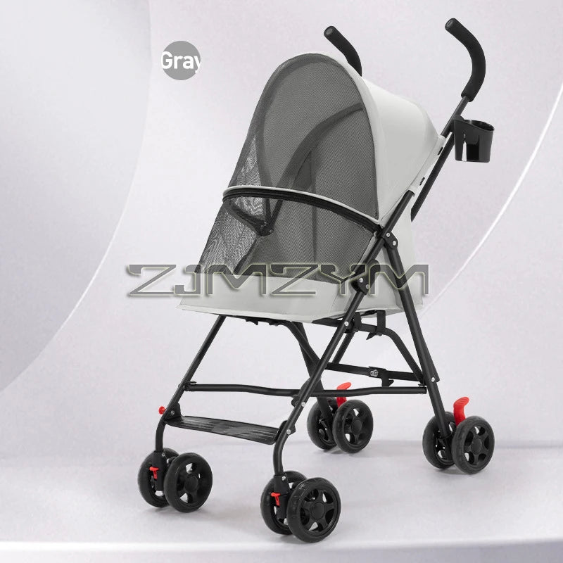 Poussette chien- Walking Umbrella Cart