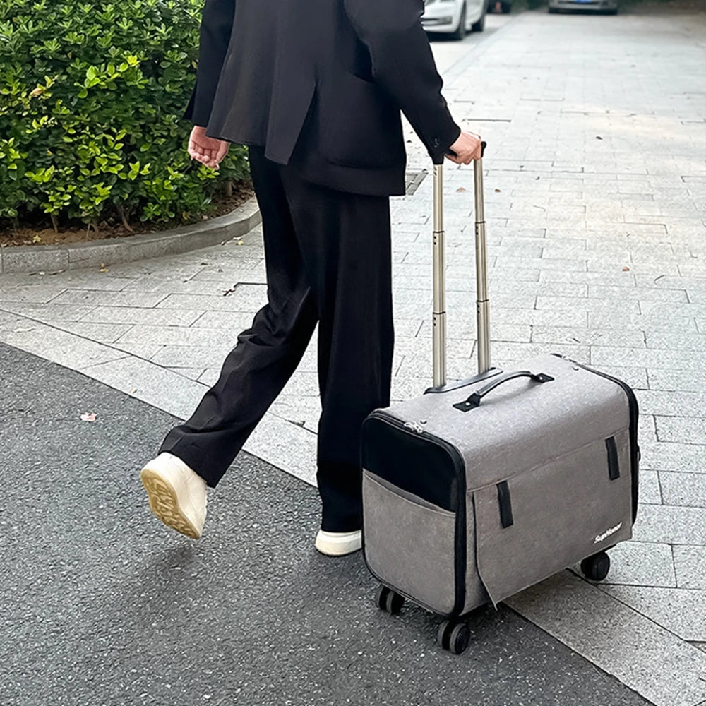 Cage chien- 4 Universal Wheels  Suitcase