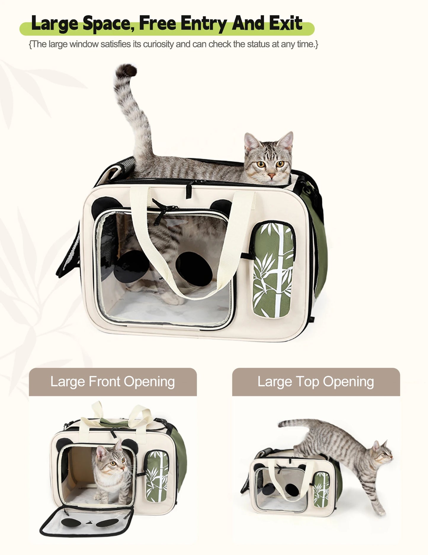 poussette pour chien- Valise pliable Panda