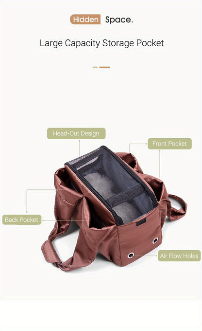 Caisse de transport chien- Sac Spacieux confort