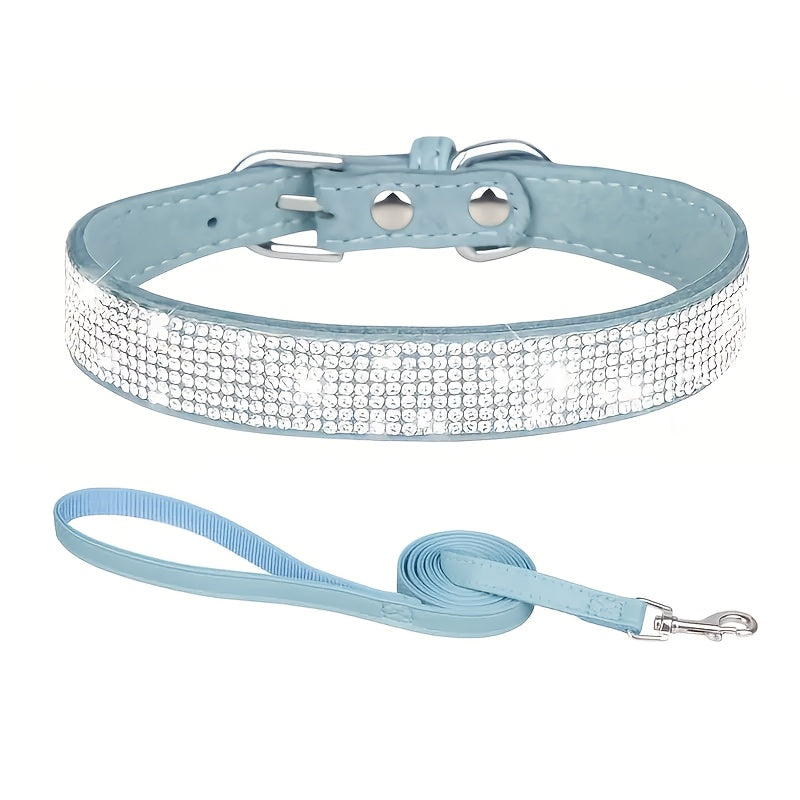Laisse pour chien- Sparkling Rhinestone