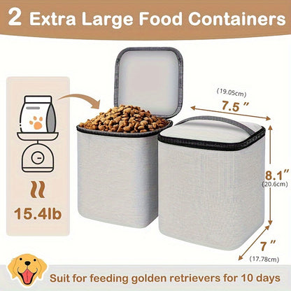 Sac pour chien- Dual Layers Dog Travel Bag