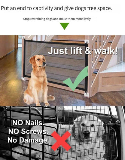 Barriere pour chien - Enceinte de sécurité pour animaux de compagnie - Le Chihuahua Voyageur