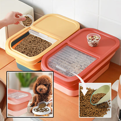 Une Boite croquette chien-Pratico-pliable