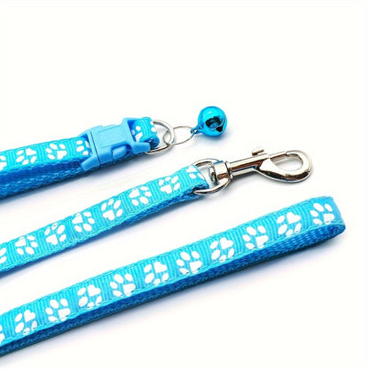 Laisse pour chien- Collier +Laisse Cute Paw