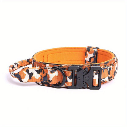 Collier de dressage pour chien- Heavy-Duty Tactical Dog Collar