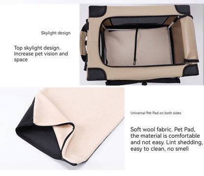 Cage pour chien - Cage souple pliable à 3 portes - Le Chihuahua Voyageur