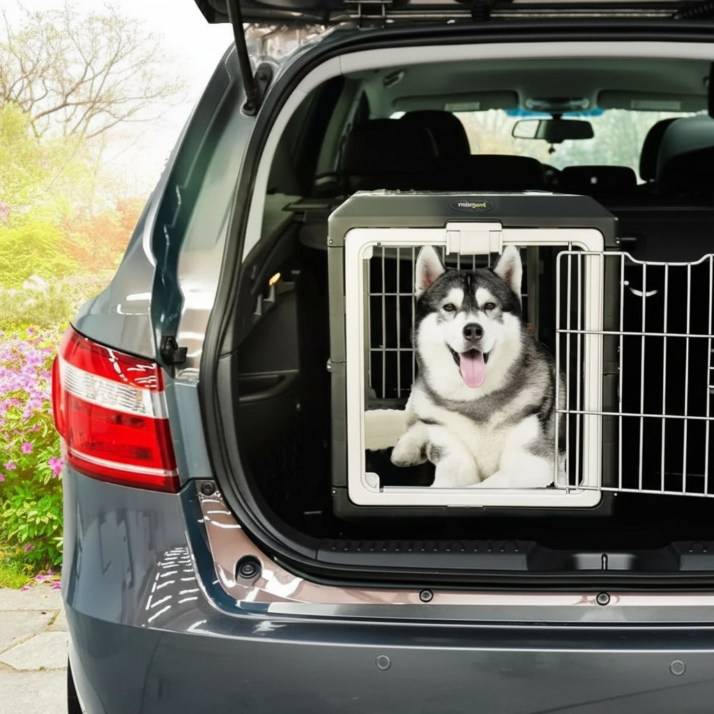 Cage transport chien - Large Crate 35" Premium Collapsible - Le Chihuahua Voyageur