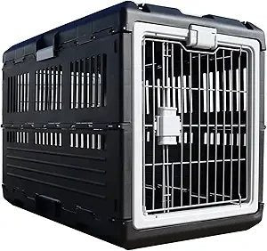 Cage transport chien - Large Crate 35" Premium Collapsible - Le Chihuahua Voyageur