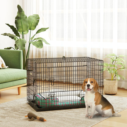 cage chien | Pliable Acier 2 Portes beagle