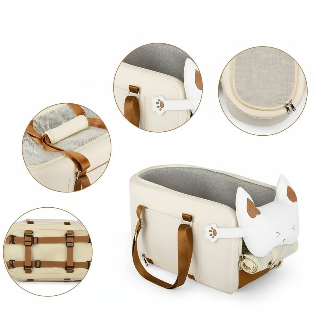 Caisse de transport chien | Console Confort - Le Chihuahua Voyageur