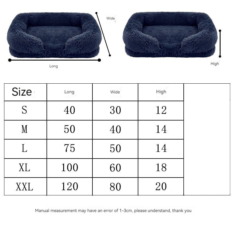 CANAPE POUR CHIEN - Canapé - lit en peluche - Le Chihuahua Voyageur