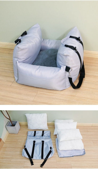 CANAPE pour chien - Niche 2 - 1 sac transport et voiture - Le Chihuahua Voyageur