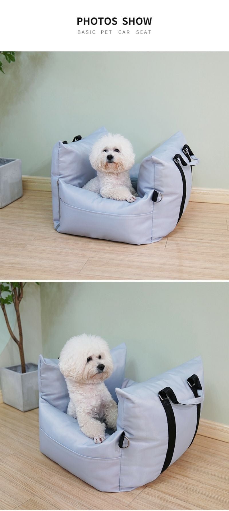 CANAPE pour chien - Niche 2 - 1 sac transport et voiture - Le Chihuahua Voyageur