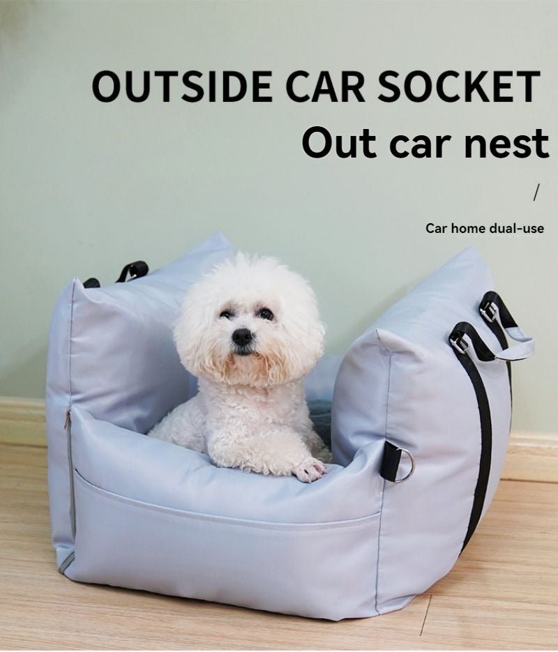 CANAPE pour chien - Niche 2 - 1 sac transport et voiture - Le Chihuahua Voyageur