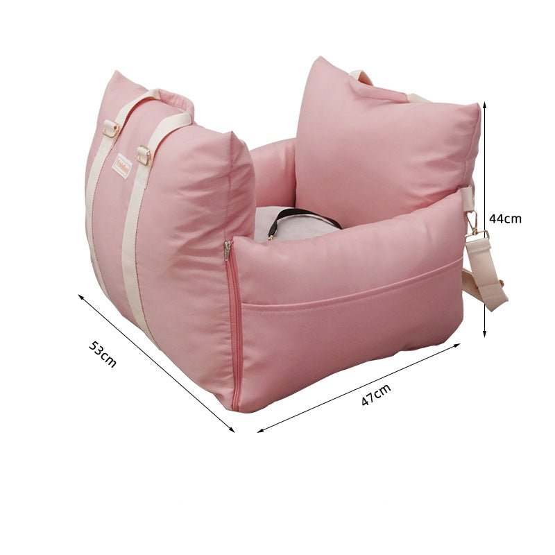 CANAPE pour chien - Niche 2 - 1 sac transport et voiture - Le Chihuahua Voyageur