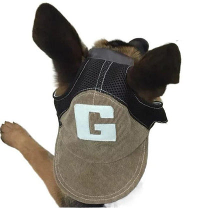 Casquette chien | Protection Solaire Ajustable - Le Chihuahua Voyageur