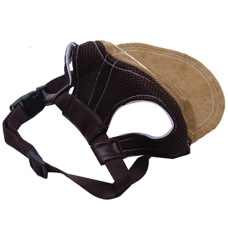 Casquette chien | Protection Solaire Ajustable - Le Chihuahua Voyageur