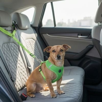Ceinture de sécurité pour chien | Confort Optimal - Le Chihuahua Voyageur