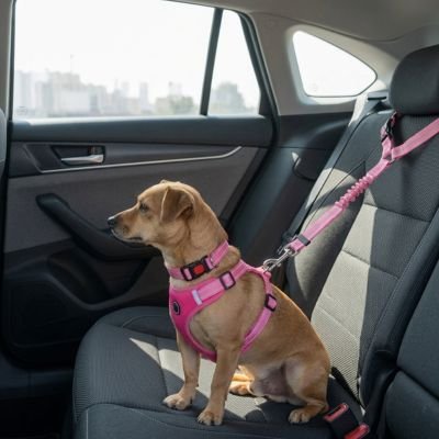 Ceinture de sécurité pour chien | Confort Optimal - Le Chihuahua Voyageur