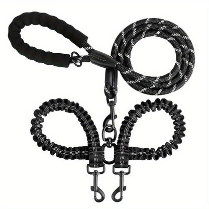 Double laisse pour chien- No Tangle Double