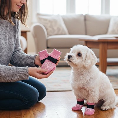 Chaussette pour chien