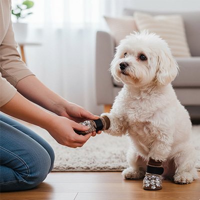 Chaussette pour chien