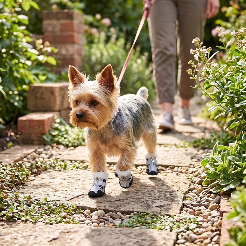 Chaussure pour Chien noir promenade