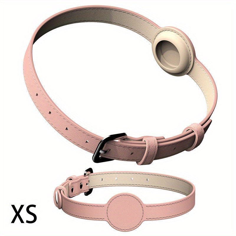 Collier cuir chien - Airtag Protective Tracker - Le Chihuahua Voyageur